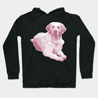 Pink Golden Retriever Hoodie